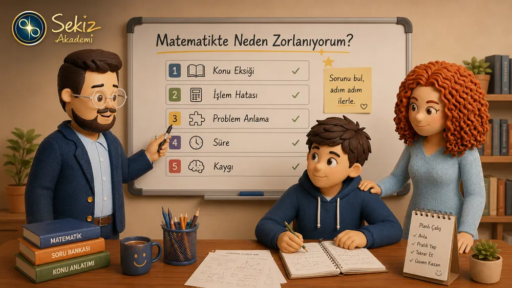 LGS Matematik Yapamıyorum Diyen Öğrenci Ne Yapmalı? Matematik Anlatımı ve Net Artırma Rehberi