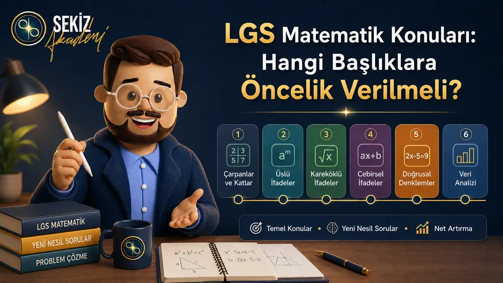 LGS Matematik Konuları: Hangi Başlıklara Öncelik Verilmeli?